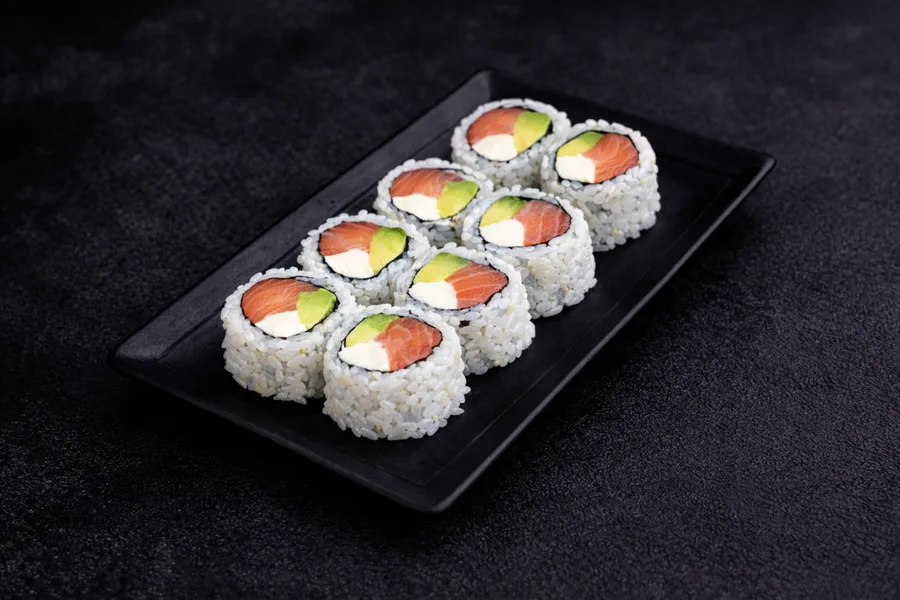 Philadelphia roll at GENKIS SUSHI in Dallas