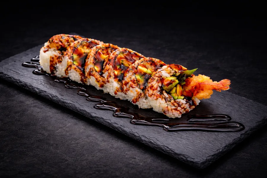 Shrimp Tempura Roll at GENKIS SUSHI in Dallas