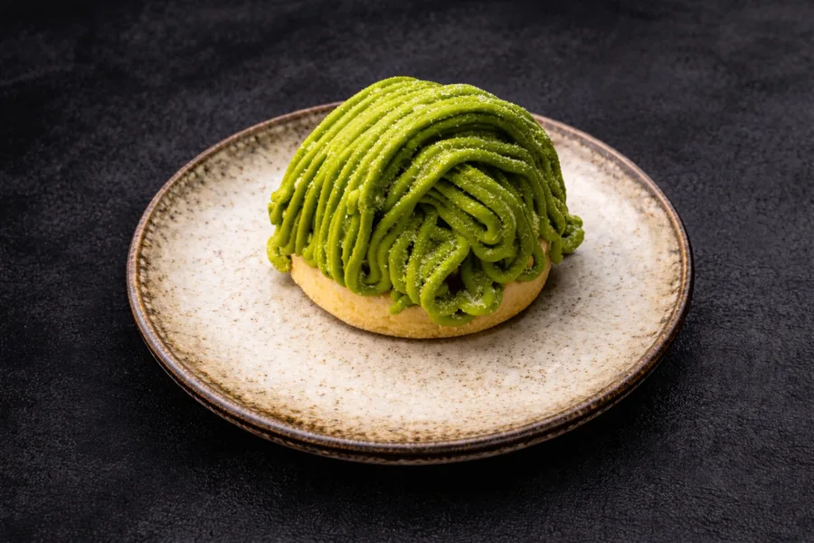Matcha Mont Blanc Cake at GENKIS SUSHI in Dallas