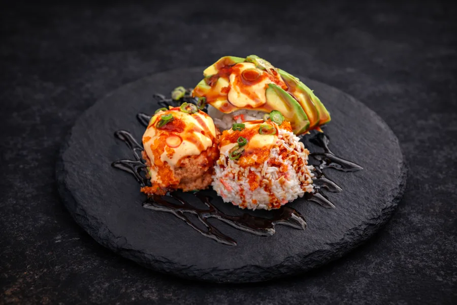 Mini Ahi Tower at GENKIS SUSHI in Dallas