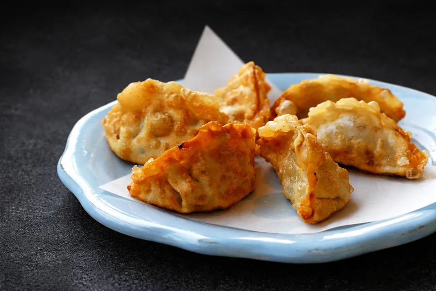 Beef Gyoza at GENKIS SUSHI in Dallas